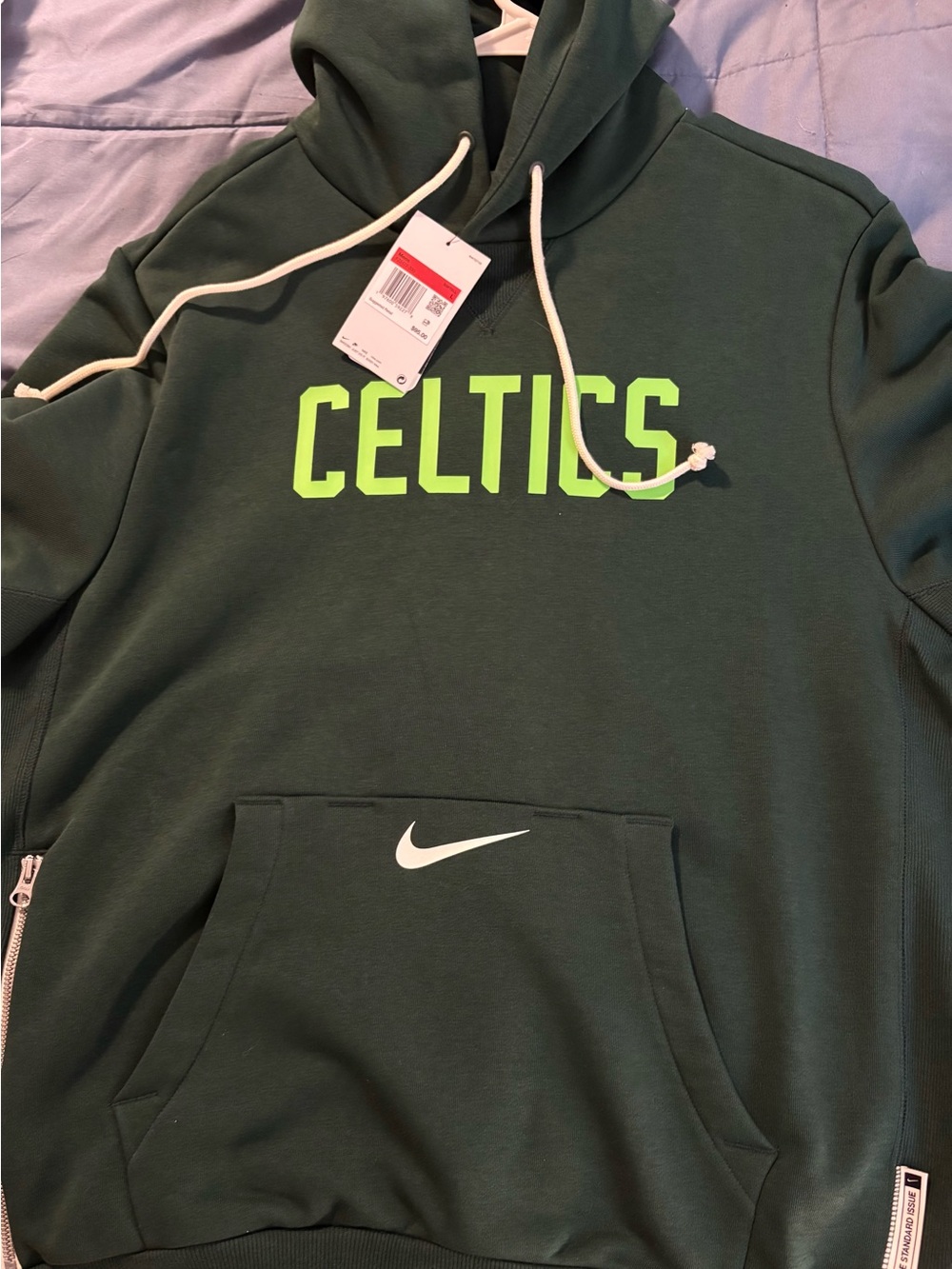 NWT - Nike Boston Celtics Green Pullover Hoodie